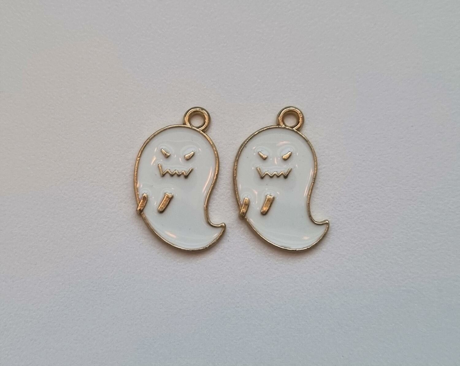 2 st Spöken, Gastar. Berlocker / charms för smyckestillverkning