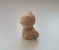 Handmålad orange katt, miniatyrer, figuriner (variant 4)