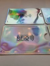 4 st korthållare, RFID Skydd (Silverskimmer)