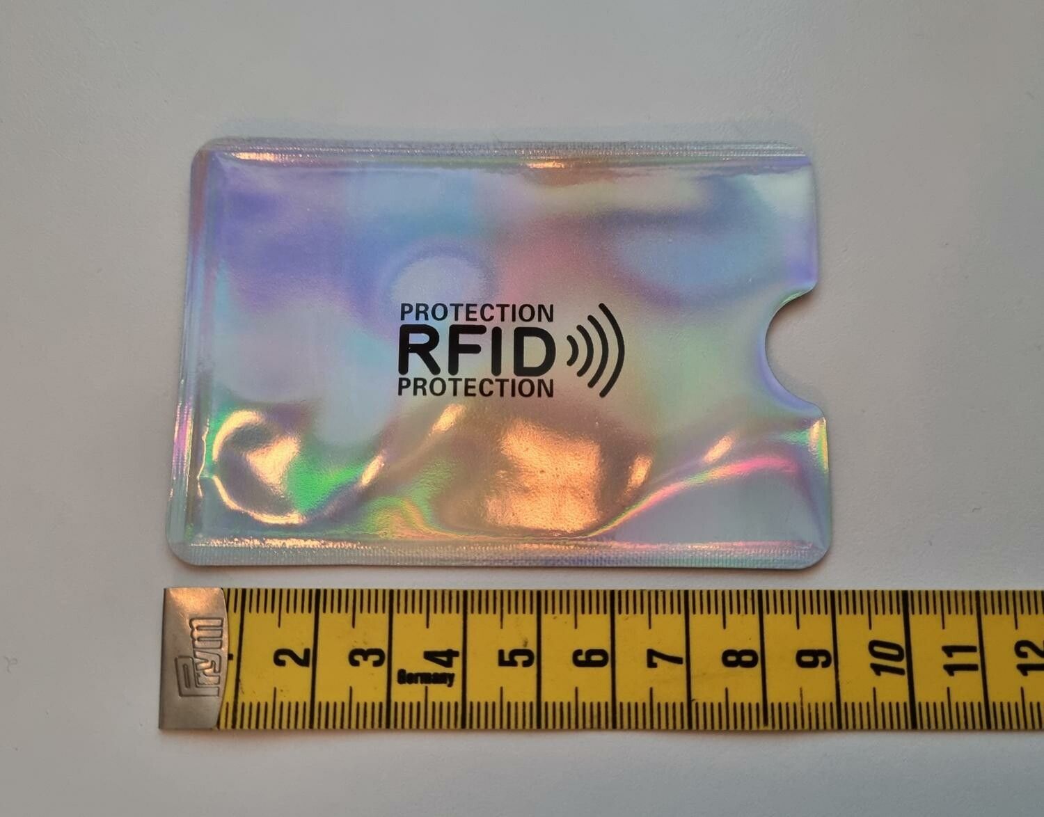 4 st korthållare, RFID Skydd (Silverskimmer)