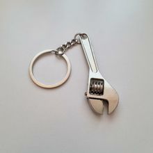 Nyckelring Skiftnyckel miniatyr i rostfritt stål (14,5 gram)