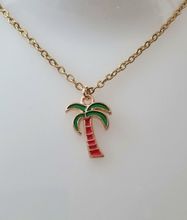 Halsband med en palm (45 cm lång kedja)