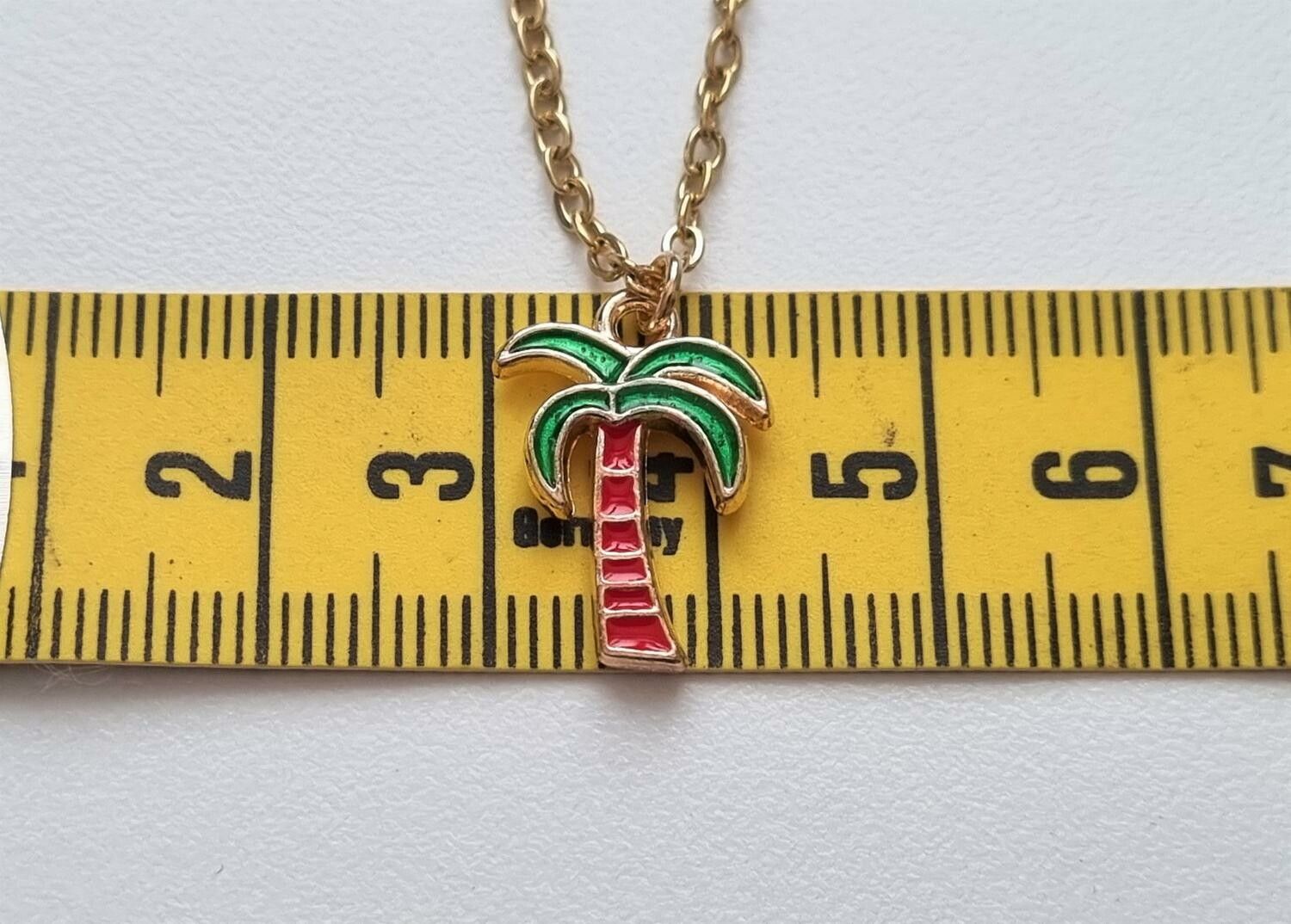 Halsband med en palm (45 cm lång kedja)