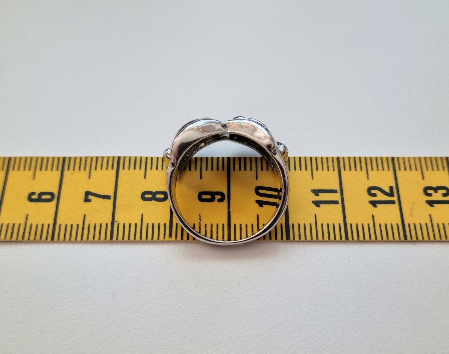 Silverfärgad ring - Komedi och tragedi (17,7 mm innermått, vikt 7 gram)