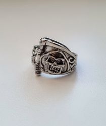 Silverfärgad ring - Liemannen (17,4 mm innermått, vikt 7 gram)