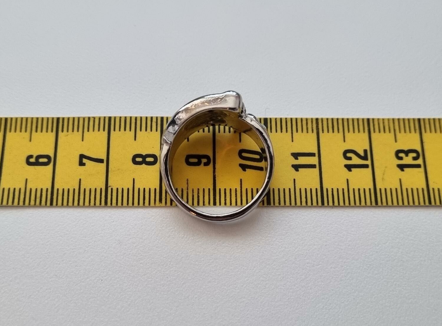 Silverfärgad ring - Liemannen (17,4 mm innermått, vikt 7 gram)
