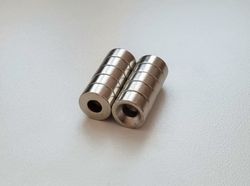 10 st Neodymium magneter (10x5x4 mm) runda magneter med hål