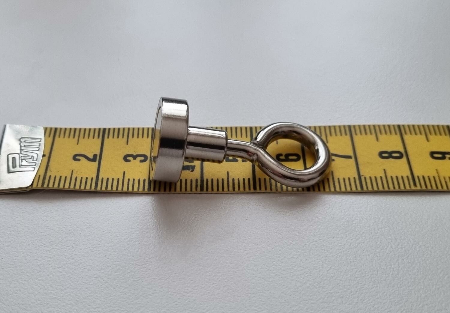 1 st Neodymium krok magnetisk krok med sluten ögla (ca 2 kg lyftkraft)