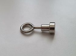 1 st Neodymium krok magnetisk krok med sluten ögla (ca 1 kg lyftkraft)