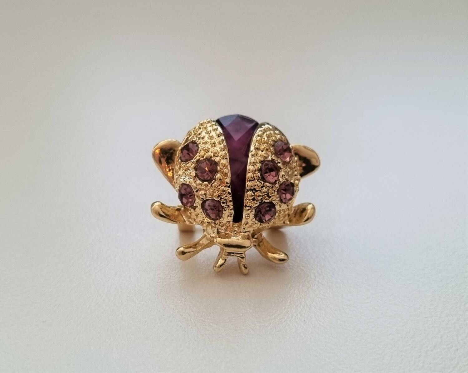1 st söt miniatyr brosch hänge - Skalbagge (variant 3)