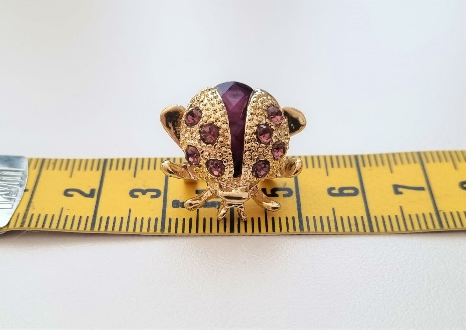 1 st söt miniatyr brosch hänge - Skalbagge (variant 3)