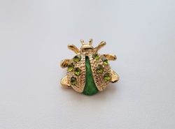 1 st söt miniatyr brosch hänge - Skalbagge (variant 1)