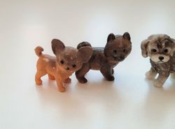 4 st Hundar miniatyr, miniatyrhundar, minihund