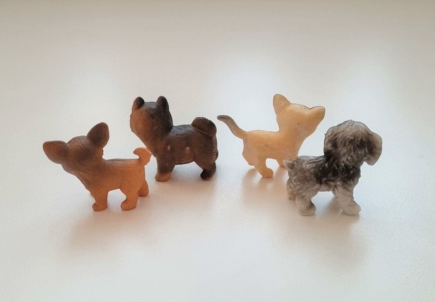 4 st Hundar miniatyr, miniatyrhundar, minihund