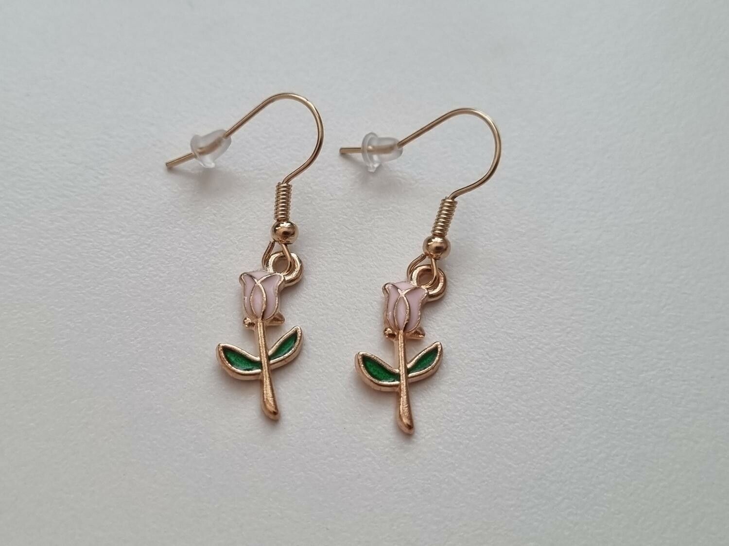 Örhängen Rosa rosor