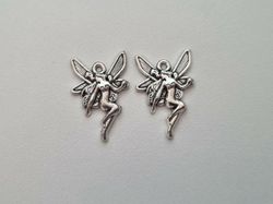 2 st Änglar / fe - Berlocker / charms för smyckestillverkning