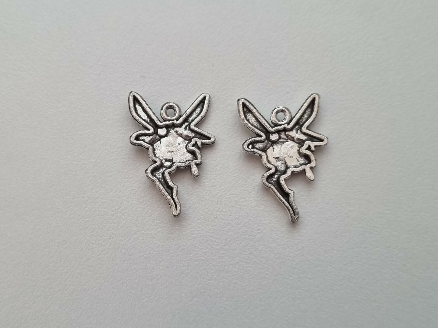 2 st Änglar / fe - Berlocker / charms för smyckestillverkning