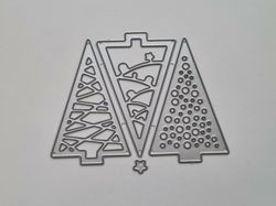 Scrapbooking, dies, cutting dies (granar / julgranar)