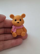 Nalle miniatyr, miniatyrnalle, mininalle (22 gram, orange)