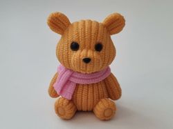Nalle miniatyr, miniatyrnalle, mininalle (22 gram, orange)