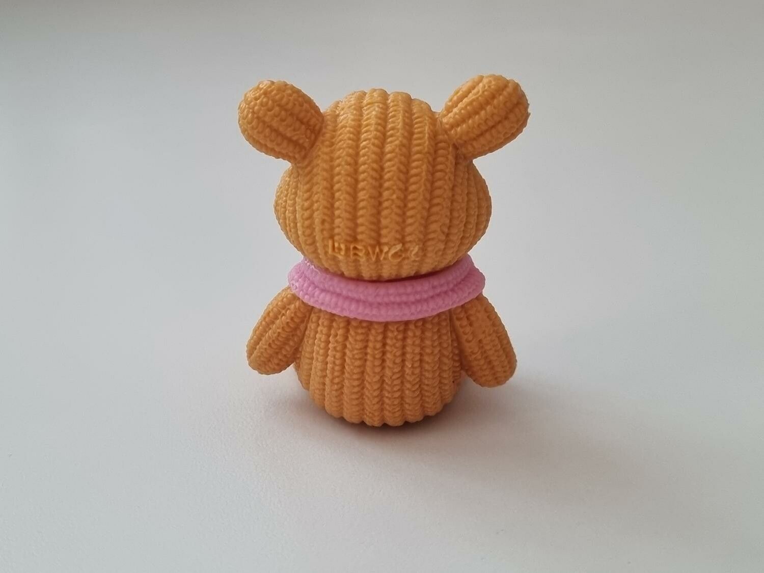 Nalle miniatyr, miniatyrnalle, mininalle (22 gram, orange)