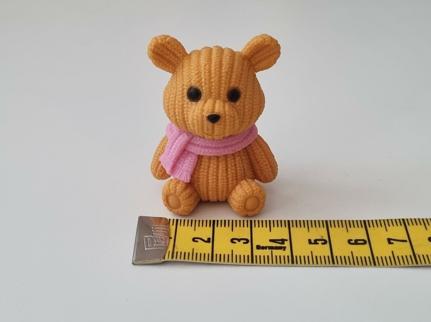 Nalle miniatyr, miniatyrnalle, mininalle (22 gram, orange)
