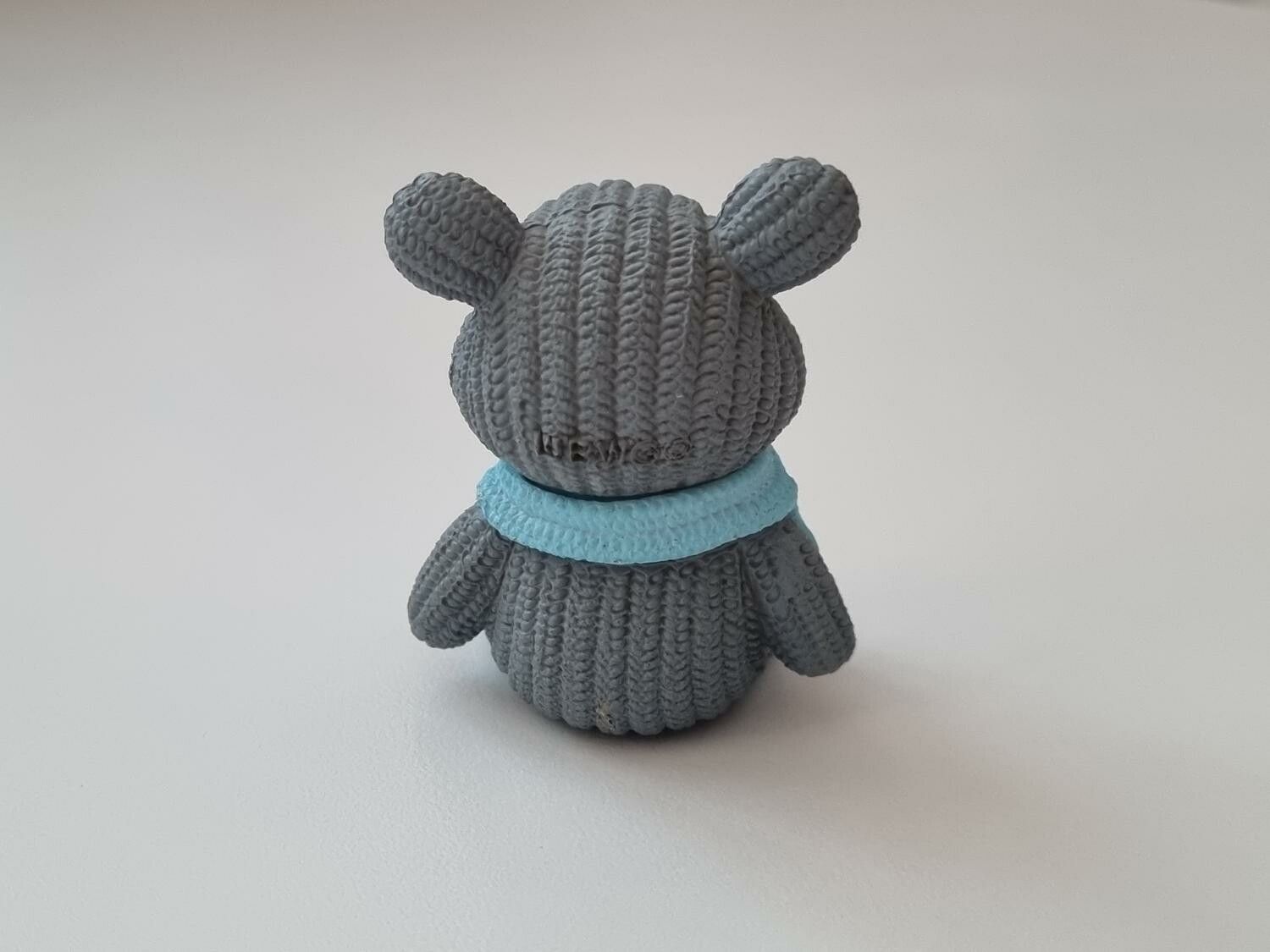 Nalle miniatyr, miniatyrnalle, mininalle (22 gram, grå)