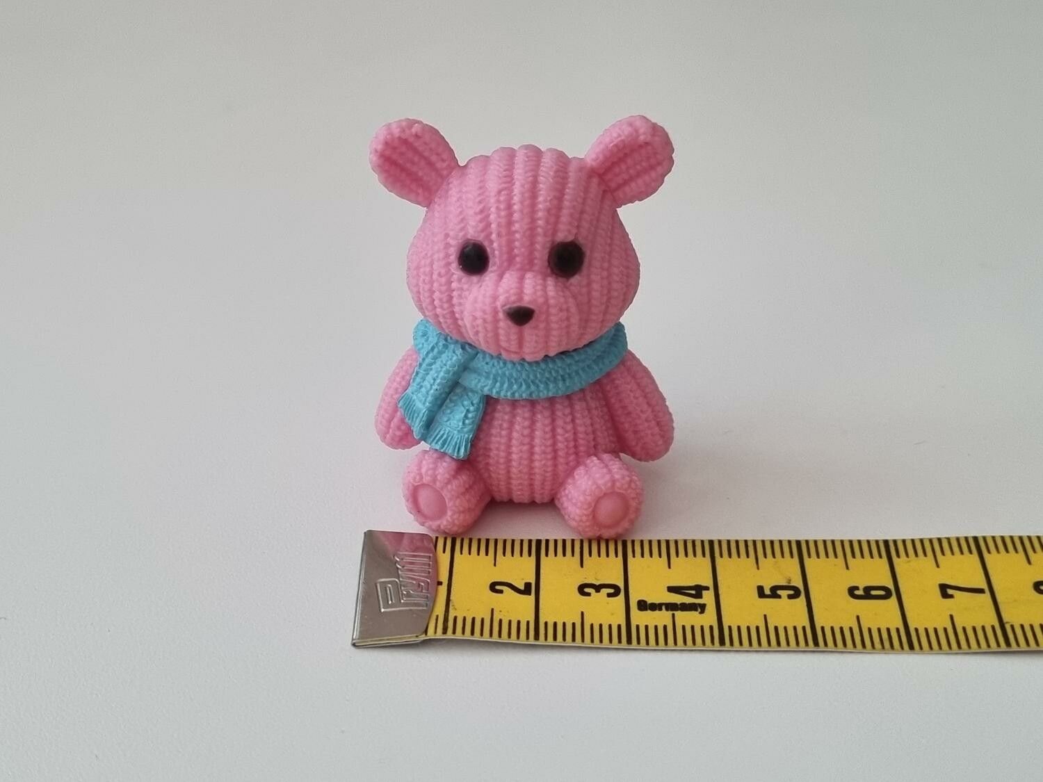 Nalle miniatyr, miniatyrnalle, mininalle (22 gram, rosa)