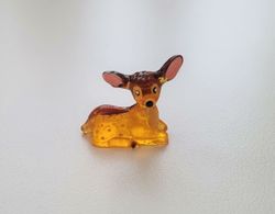 Handmålat rådjur. Miniatyr för dekoration, dockskåp / tittskåp (1,8 m hög)