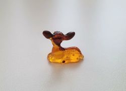 Handmålat rådjur. Miniatyr för dekoration, dockskåp / tittskåp (1,8 m hög)