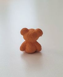 Nalle miniatyr, miniatyrnalle, mininalle (1,9 cm hög - Brun)