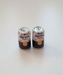 2 st Burkar miniatyr, miniburkar, dockskåp, tittskåp (Corona Extra)