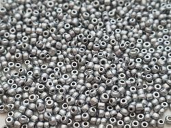 1000 små pärlor, fröpärlor, glaspärlor (2 mm) - Silver