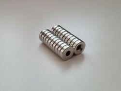 10 st Neodymium magneter (10x3x3 mm) runda magneter med hål