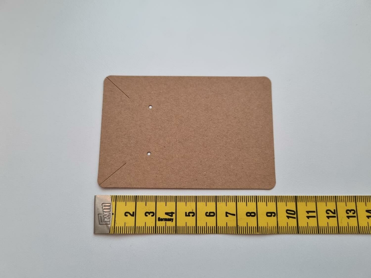 10 st Displaykort för både halsband och örhängen (6x9 cm)
