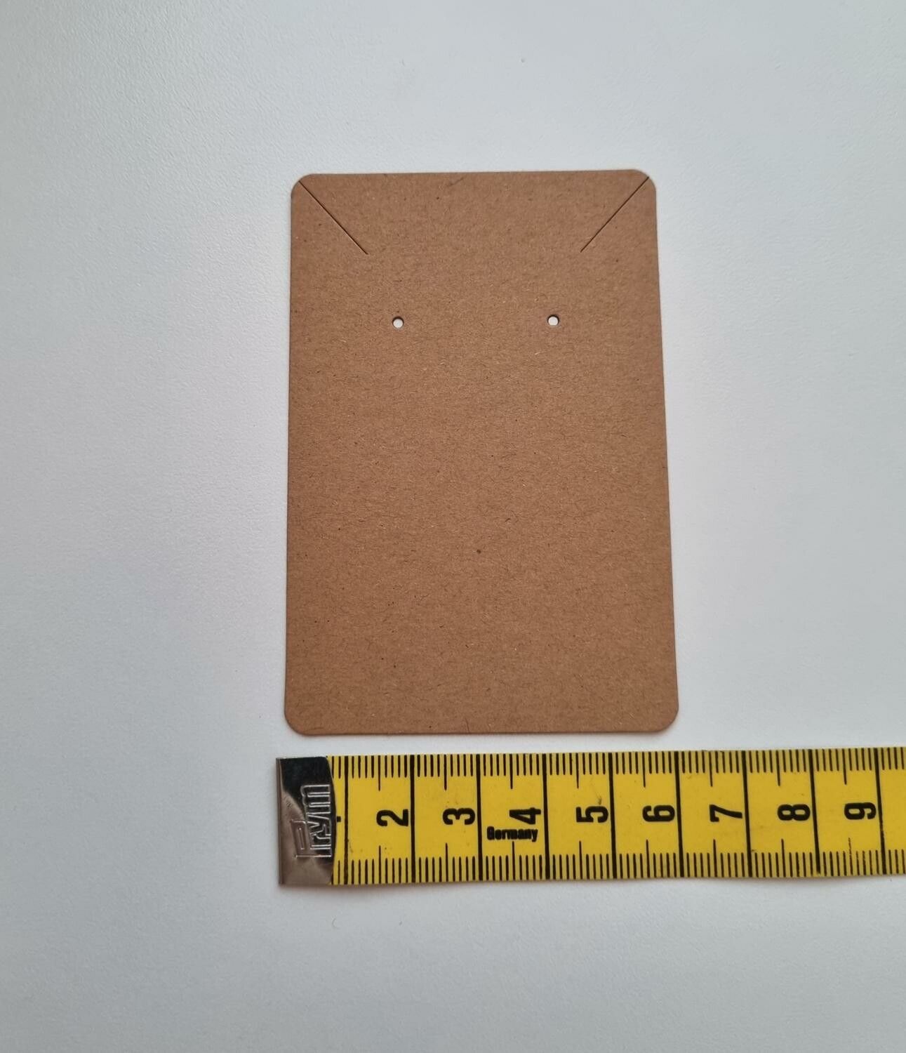 10 st Displaykort för både halsband och örhängen (6x9 cm)