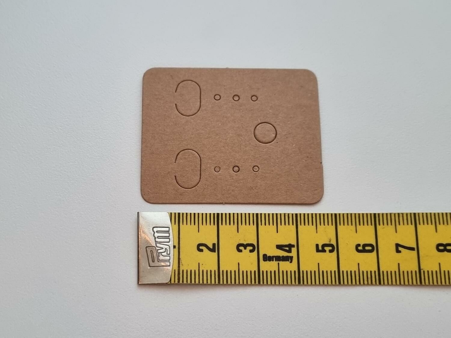 10 st örhängeskort, Displaykort för örhängen (3,8 x 4,8 cm)
