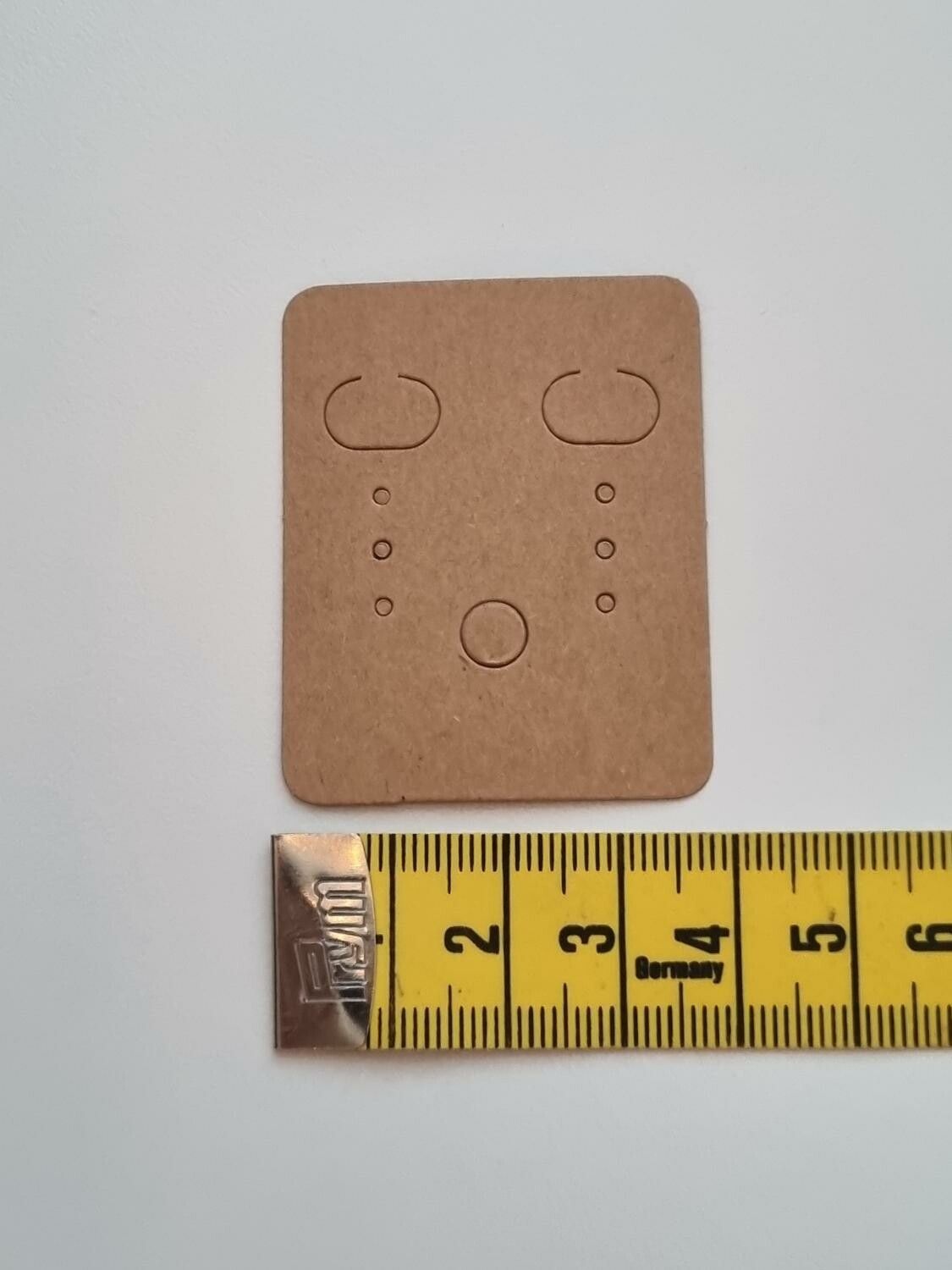 10 st örhängeskort, Displaykort för örhängen (3,8 x 4,8 cm)