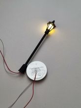 Lampa, gatulampa, miniatyrlampa (LED) För dockhus, tittskåp, tågräls mm