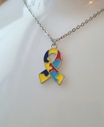 Halsband Pusselbit, autism / medvetenhet