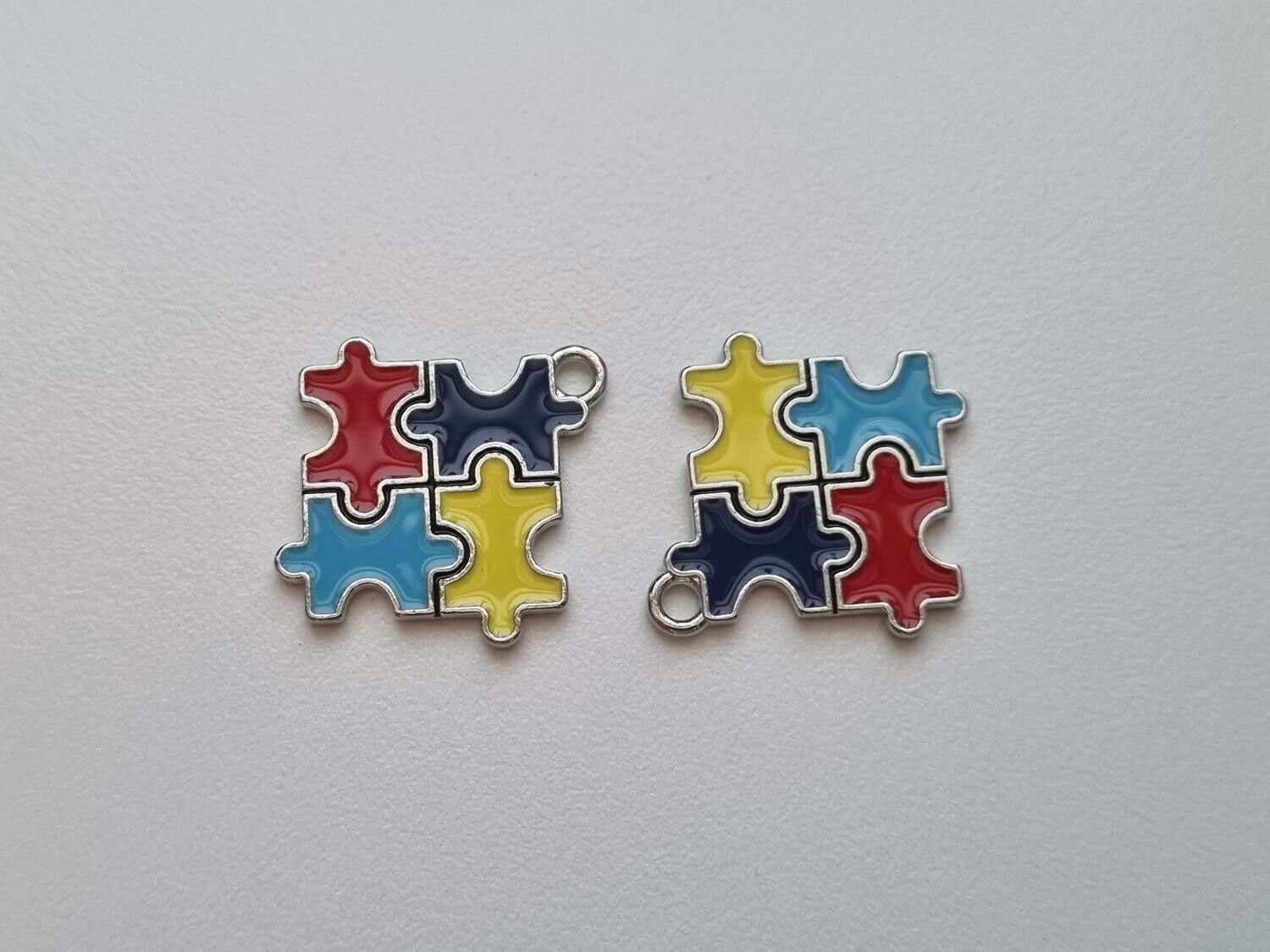 Berlock Autism Medvetenhet Pusselbit (variant 4)