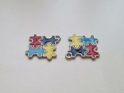 Berlock Autism Medvetenhet Pusselbit (variant 4)