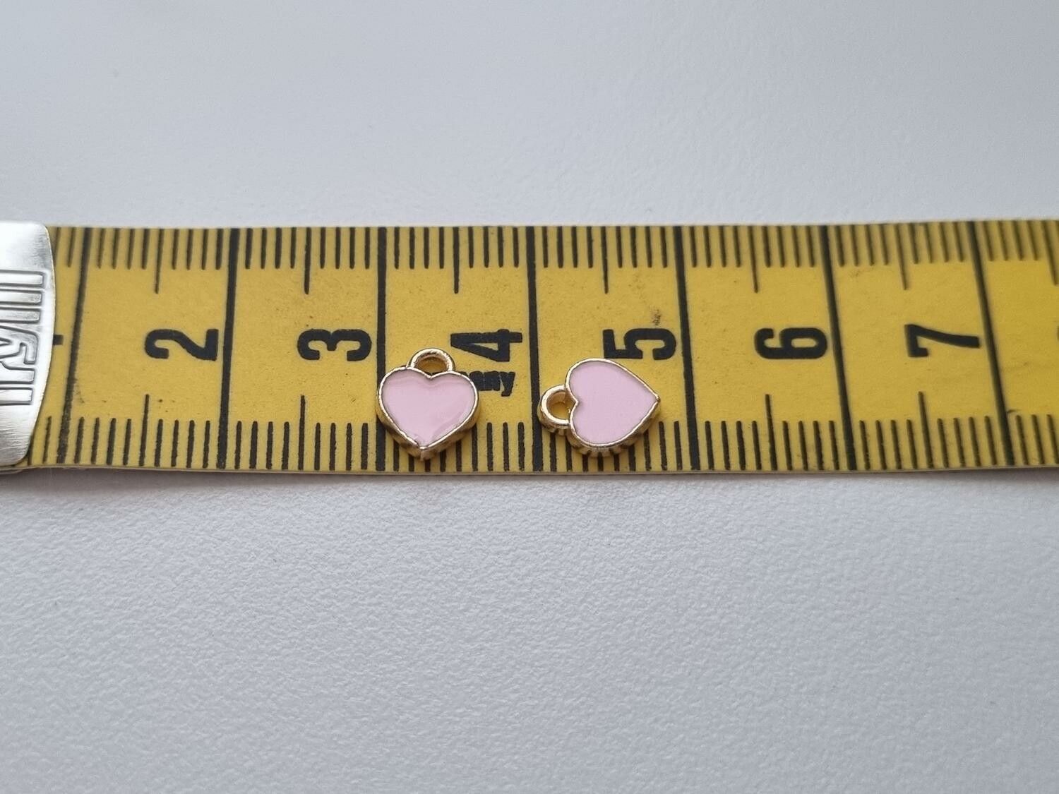 Berlocker Charms Hjärtan 10 st (rosa)