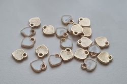 Berlocker Charms Hjärtan 10 st (vita)