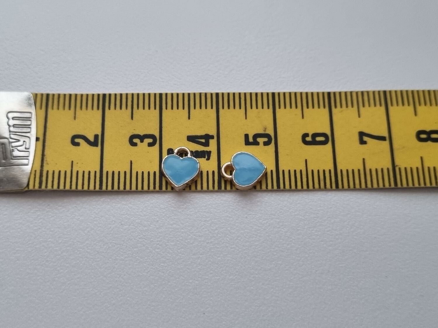 Berlocker Charms Hjärtan 10 st (blåa)