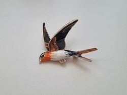 Brosch hänge Svala / fågel