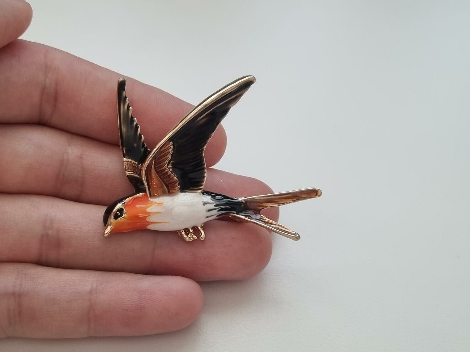 Brosch hänge Svala / fågel