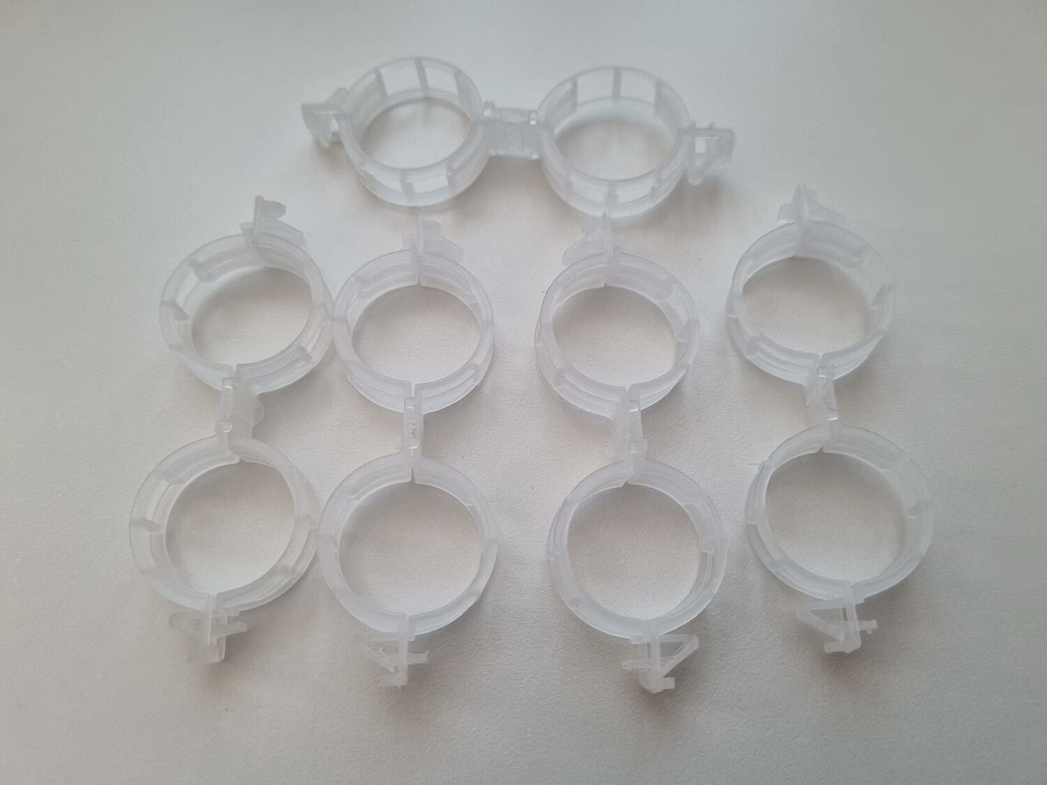10 st växtstöd clips, stöd till växter, stödklämmor, klämmor