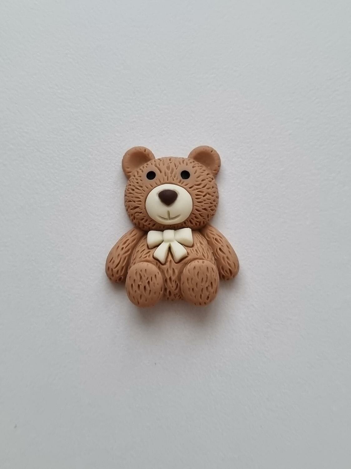 Nalle miniatyr, miniatyrnalle, mininalle (2,9 cm hög - Brun)