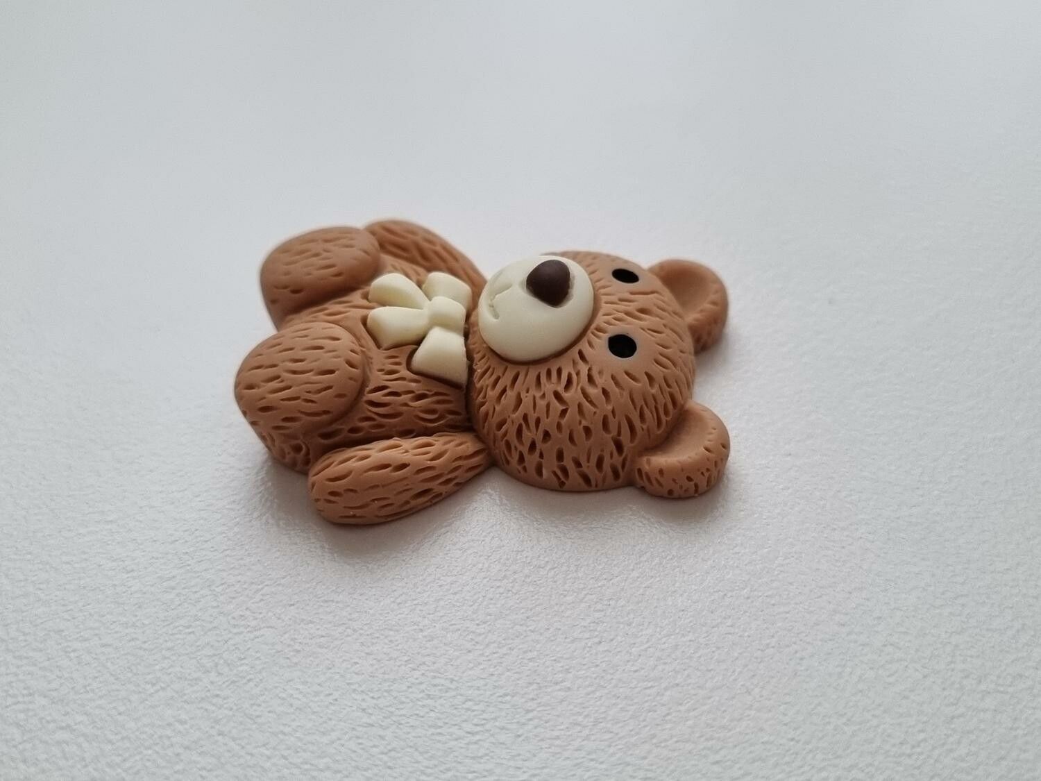 Nalle miniatyr, miniatyrnalle, mininalle (2,9 cm hög - Brun)